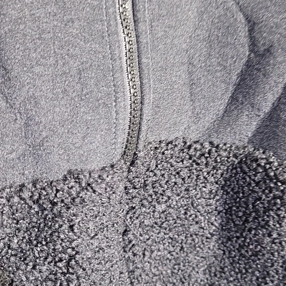 Mta Sport Fleece Sherpa Oversized Cropped Zip-Up Jacket